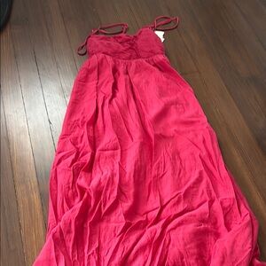 Abercrombie & Fitch Pink Maxi Dress
